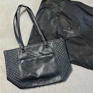 Leather Vera Bradley Tote